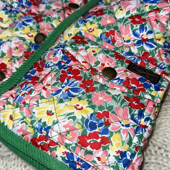 Ralph Lauren floral quilted barn jacket 3 - Picture 2 of 5